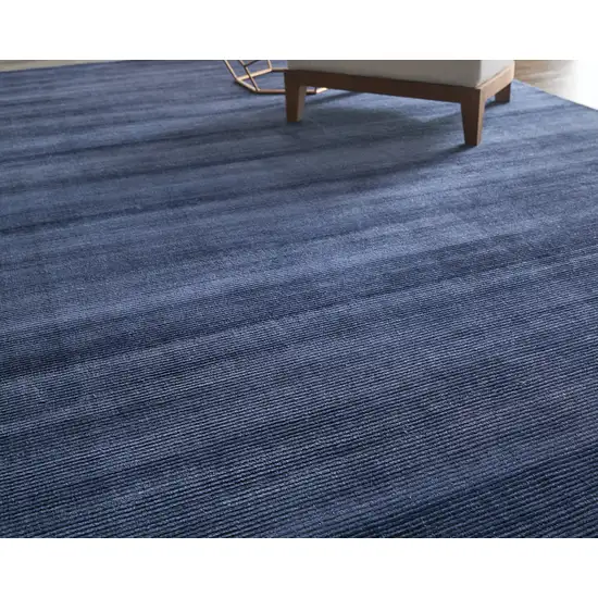 Blue Hand Woven Area Rug Photo 4