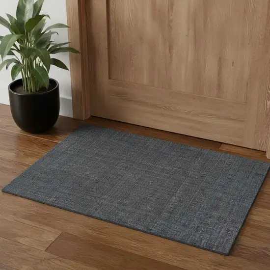 Blue Hand Woven Area Rug Photo 1