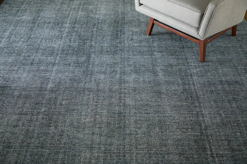 Blue Hand Woven Area Rug Photo 5