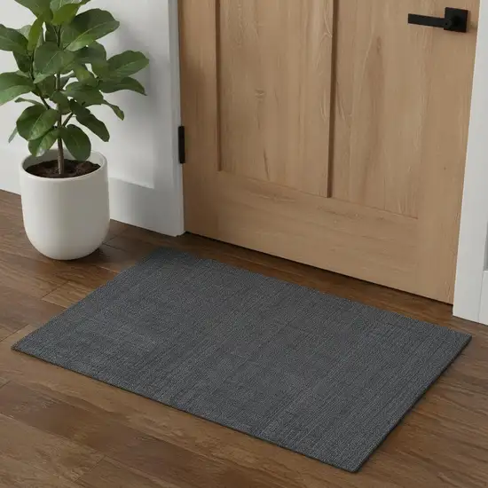 Blue Hand Woven Area Rug Photo 1