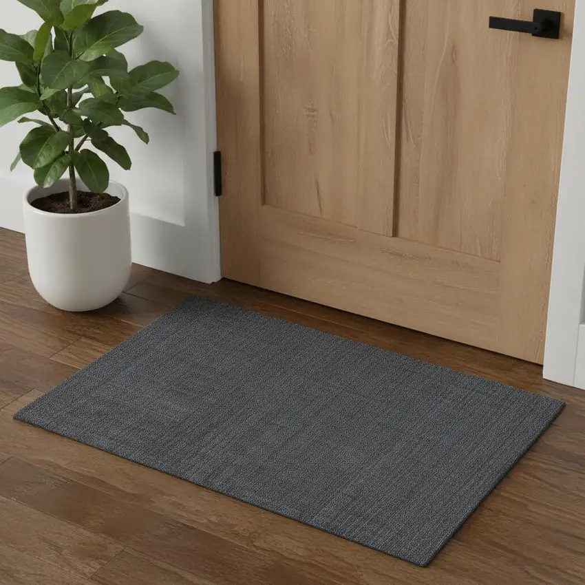 Blue Hand Woven Area Rug Photo 1