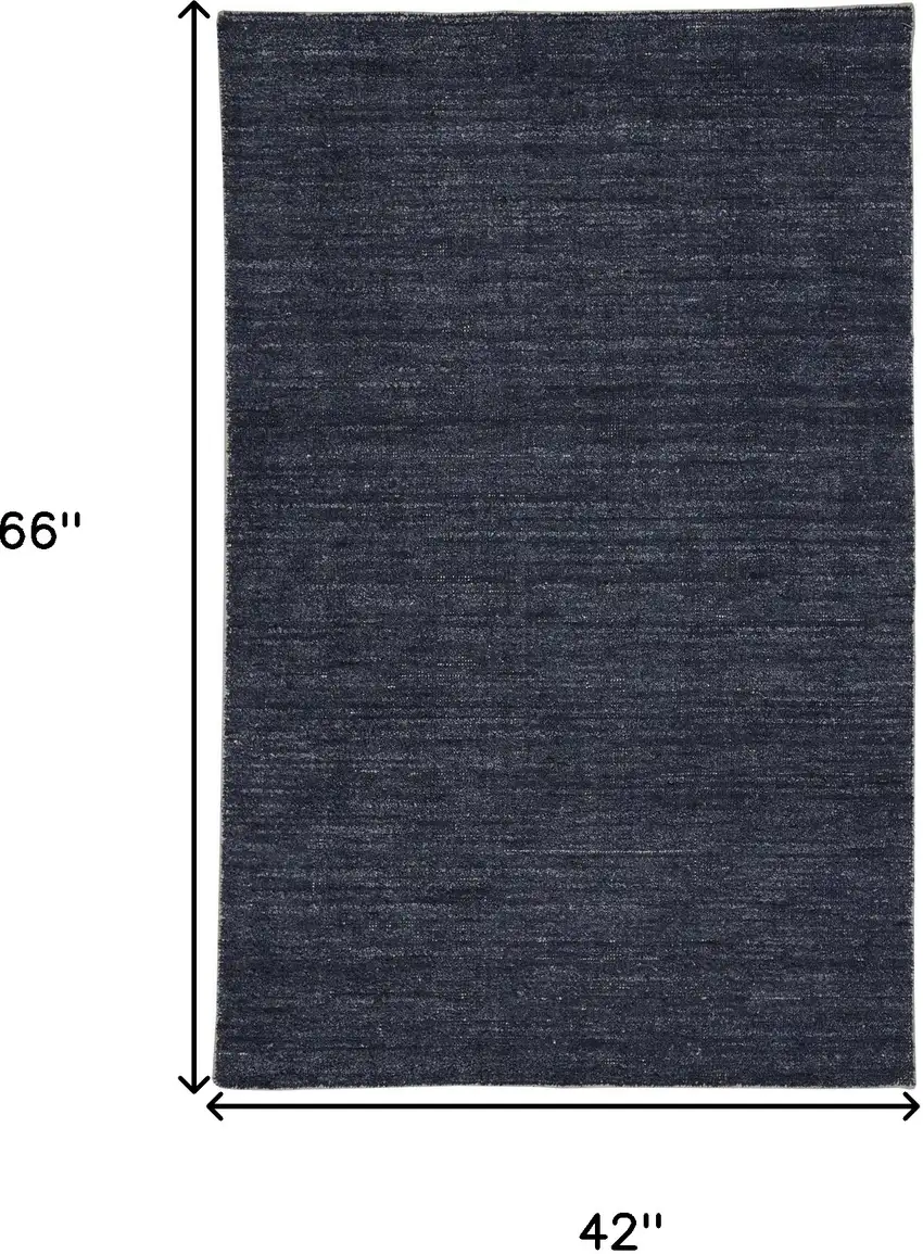Blue Hand Woven Area Rug Photo 10