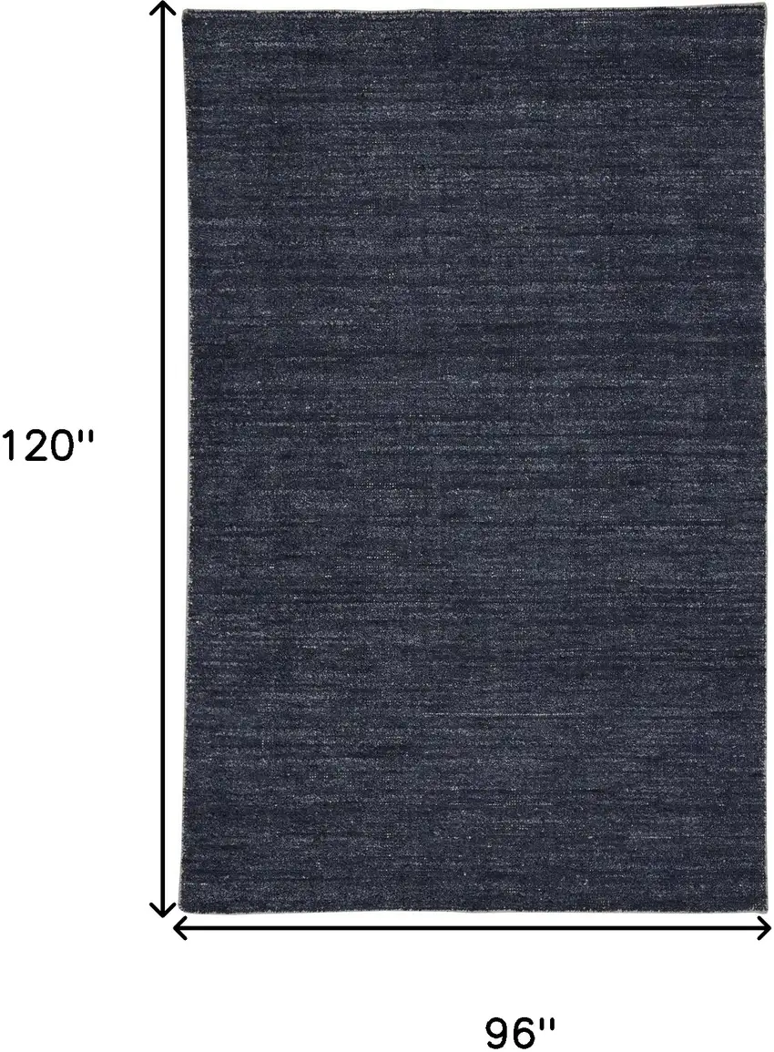Blue Hand Woven Area Rug Photo 9