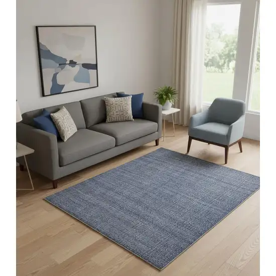 Blue Hand Woven Area Rug Photo 1