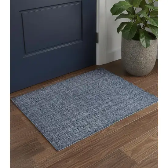Blue Hand Woven Area Rug Photo 1