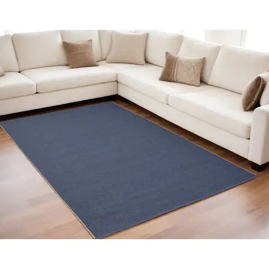 Blue Hand Woven Area Rug Photo 1