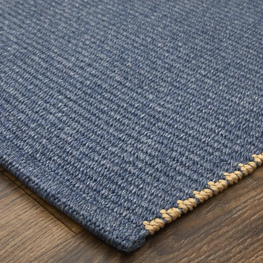 Blue Hand Woven Area Rug Photo 7