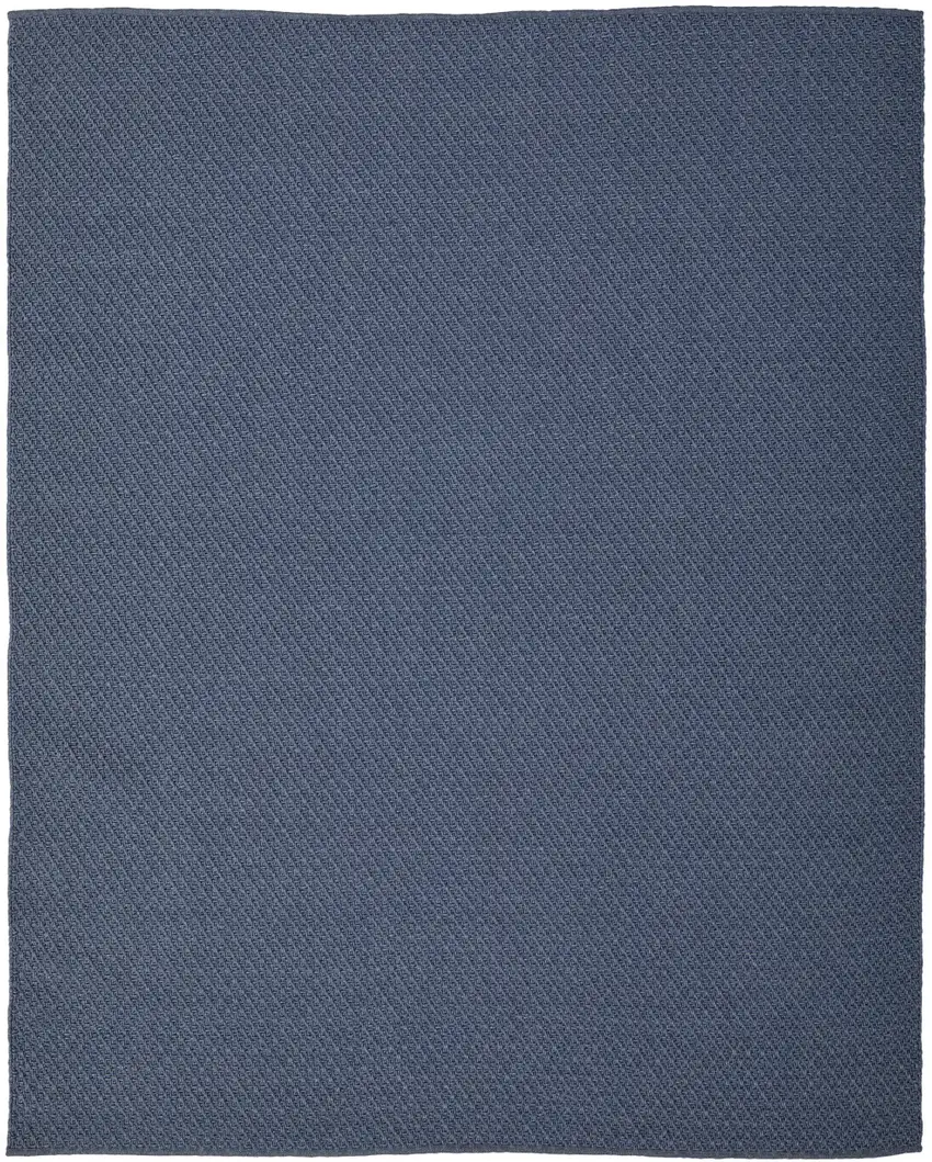 Blue Hand Woven Area Rug Photo 5