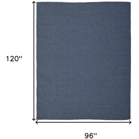 Blue Hand Woven Area Rug Photo 3