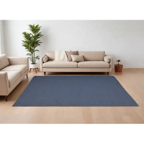 Blue Hand Woven Area Rug Photo 1