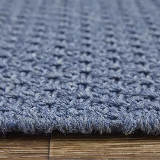 Blue Hand Woven Area Rug Photo 7