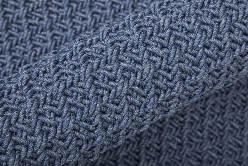 Blue Hand Woven Area Rug Photo 9