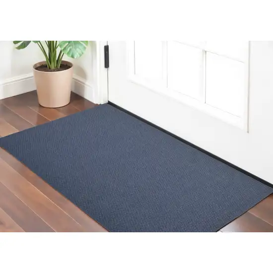 Blue Hand Woven Area Rug Photo 1