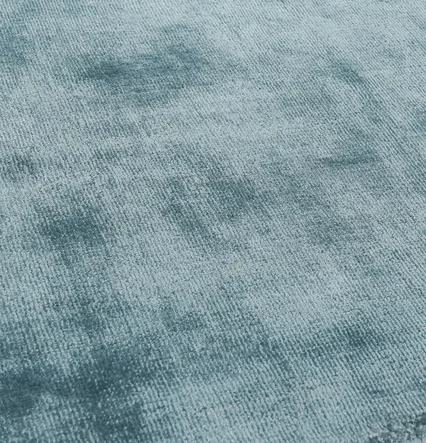 Blue Hand Woven Distressed Area Rug Photo 6