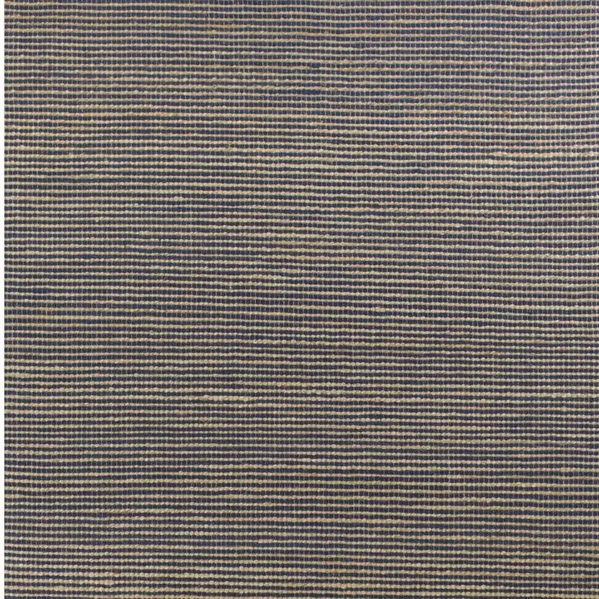 Blue And Beige Abstract Hand Woven Area Rug Photo 4