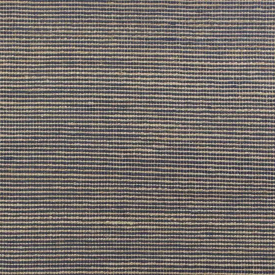 Blue And Beige Abstract Hand Woven Area Rug Photo 3