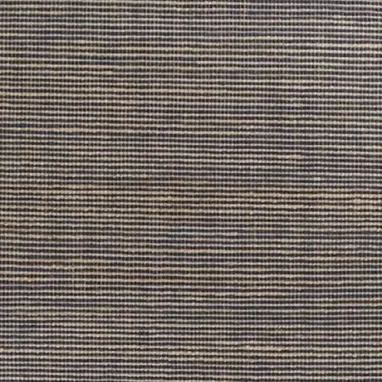 Blue And Beige Abstract Hand Woven Area Rug Photo 6