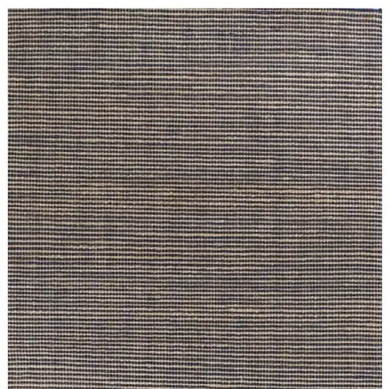 Blue And Beige Abstract Hand Woven Area Rug Photo 7