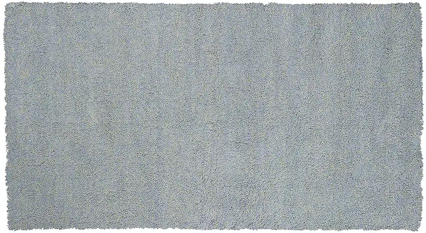 Blue Heather Plain Area Rug Photo 1