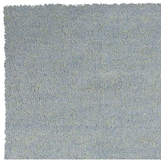 Blue Shag Hand Woven Area Rug Photo 7
