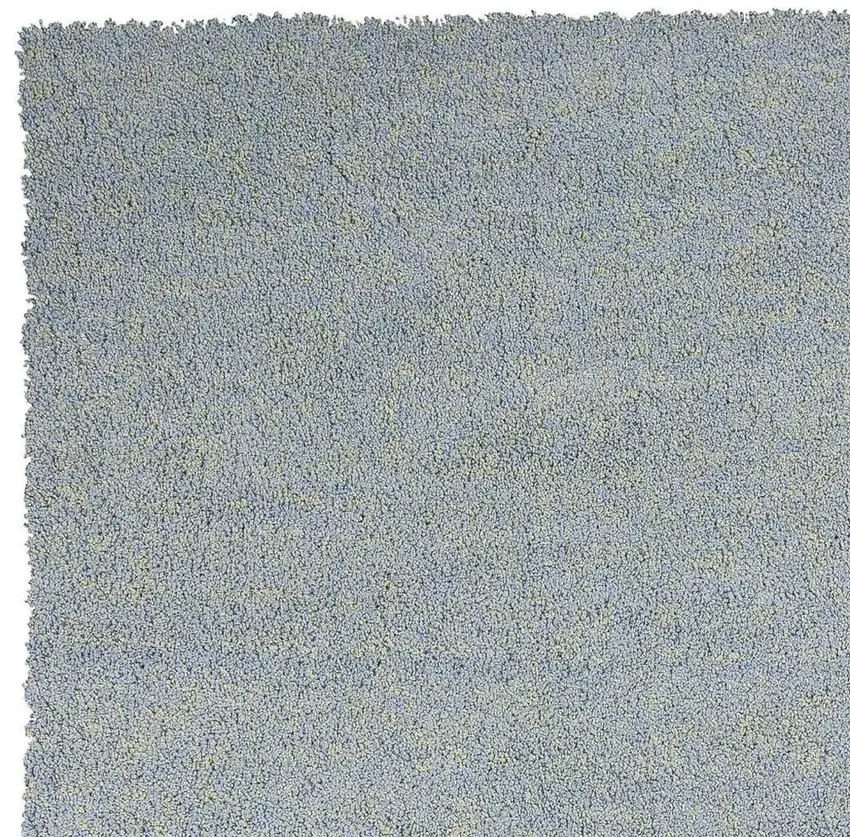 Blue Shag Hand Woven Area Rug Photo 7