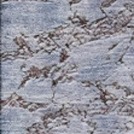 Blue Ivory And Gray Abstract Washable Area Rug With UV Protection Photo 3