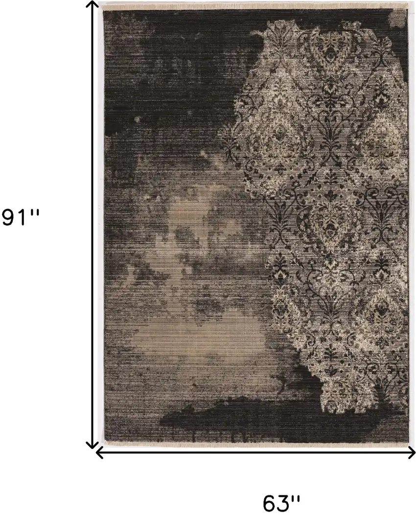 Blue Medallion Area Rug Photo 3
