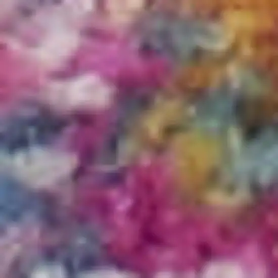 Blue Moroccan Power Loom Distressed Area Rug Photo 1