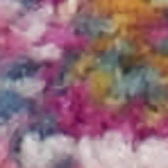 Blue Moroccan Power Loom Distressed Area Rug Photo 6