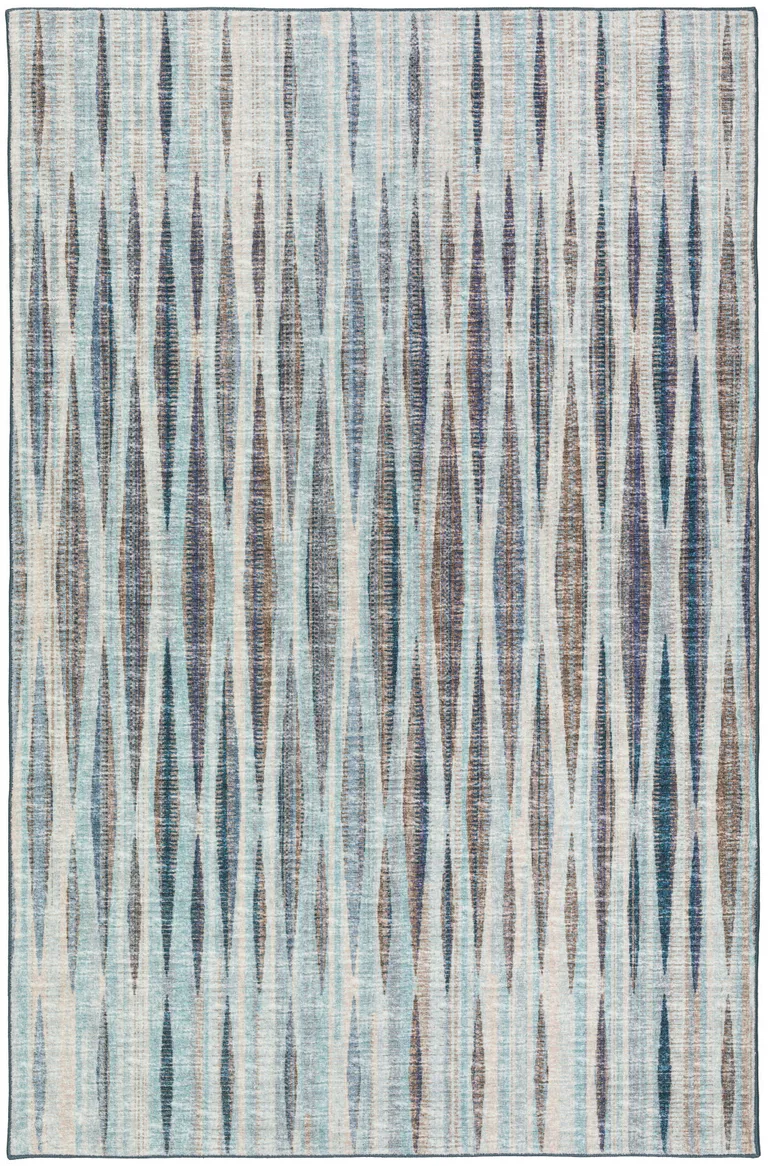 Blue Ombre Tufted Handmade Area Rug Photo 4