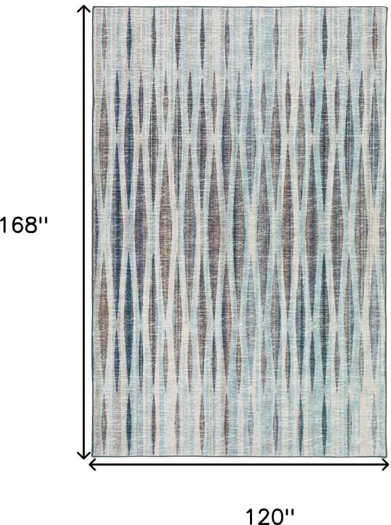 Blue Ombre Tufted Handmade Area Rug Photo 5