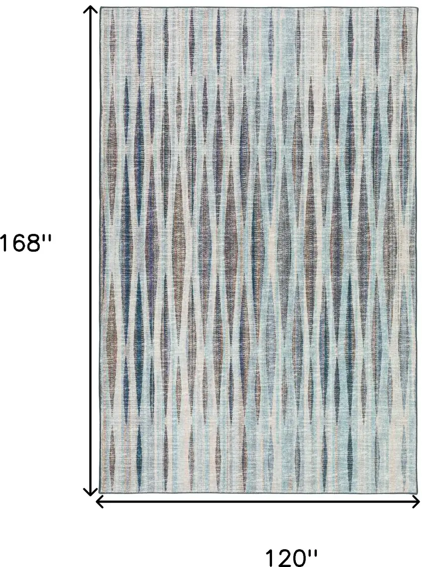 Blue Ombre Tufted Handmade Area Rug Photo 8