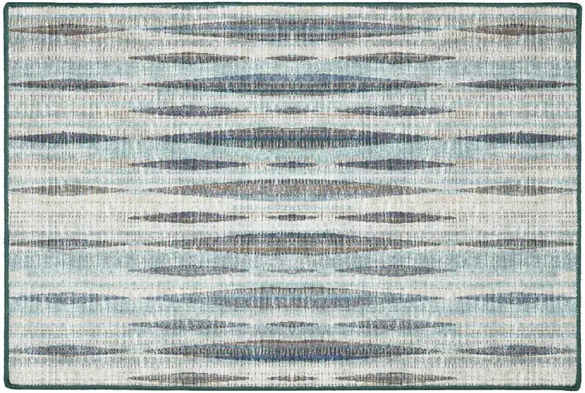Blue Ombre Tufted Handmade Area Rug Photo 5