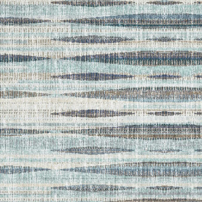 Blue Ombre Tufted Handmade Area Rug Photo 2