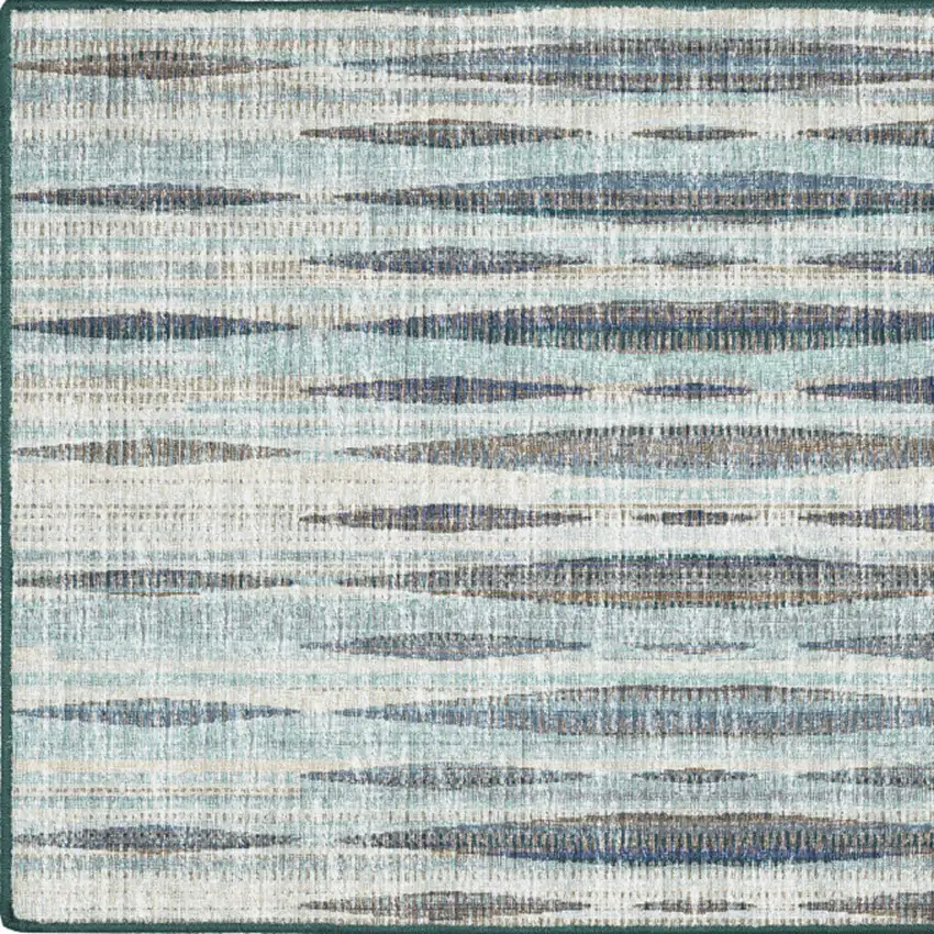 Blue Ombre Tufted Handmade Area Rug Photo 6