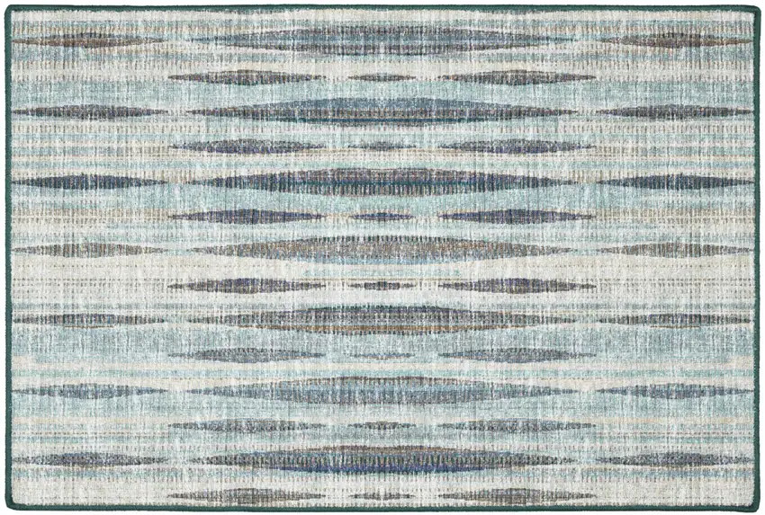 Blue Ombre Tufted Handmade Area Rug Photo 1
