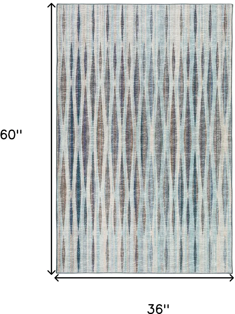 Blue Ombre Tufted Handmade Area Rug Photo 5