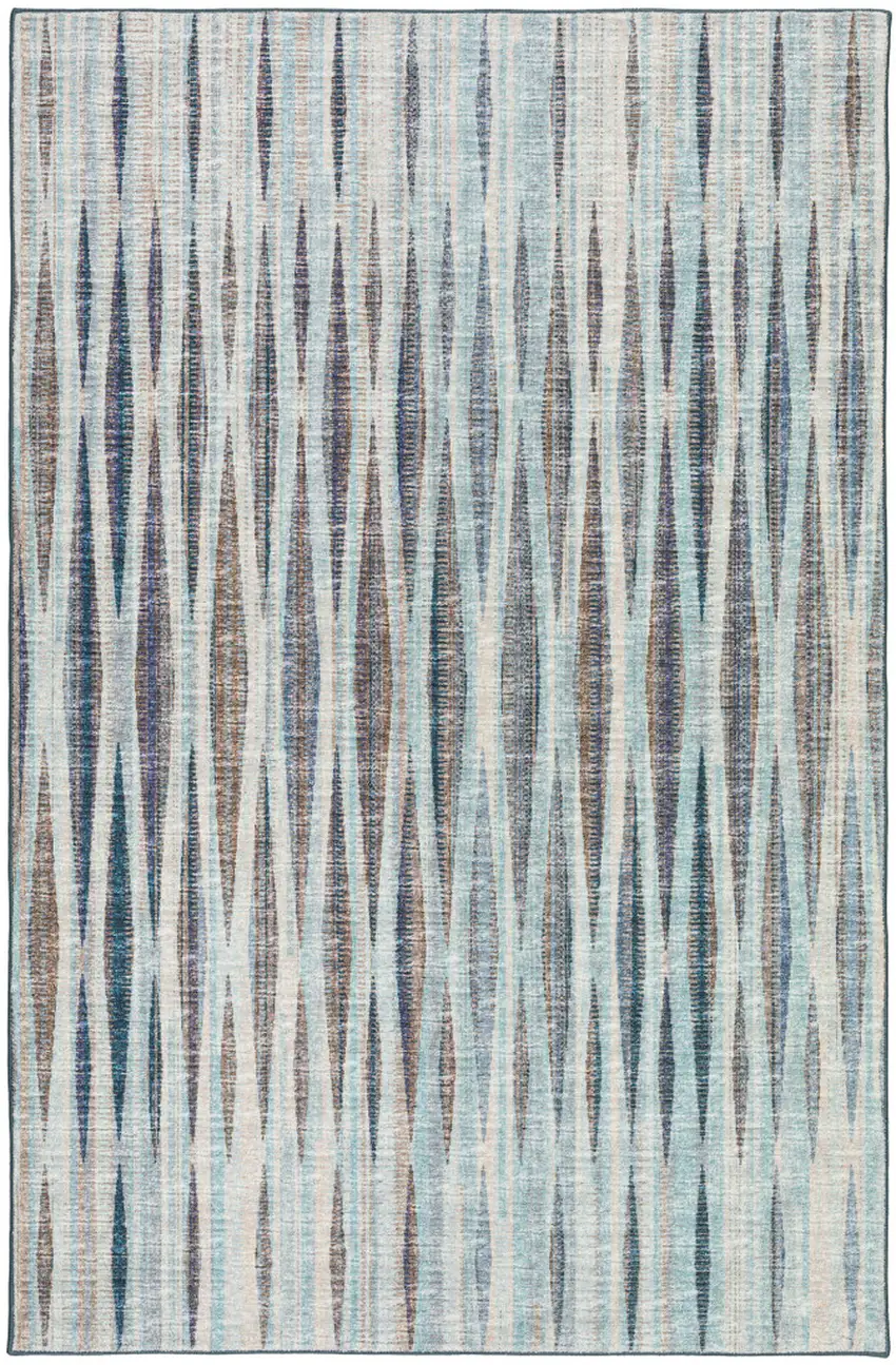 Blue Ombre Tufted Handmade Area Rug Photo 5