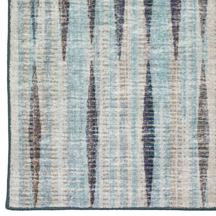 Blue Ombre Tufted Handmade Area Rug Photo 3