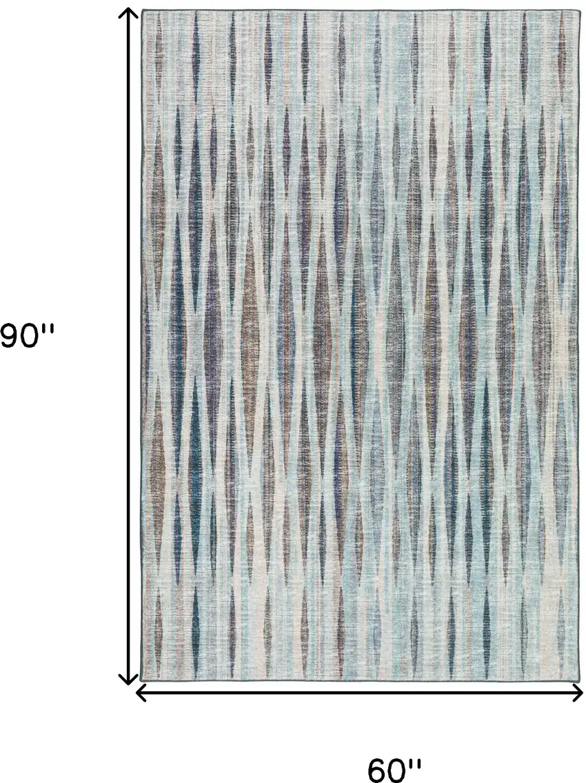 Blue Ombre Tufted Handmade Area Rug Photo 8