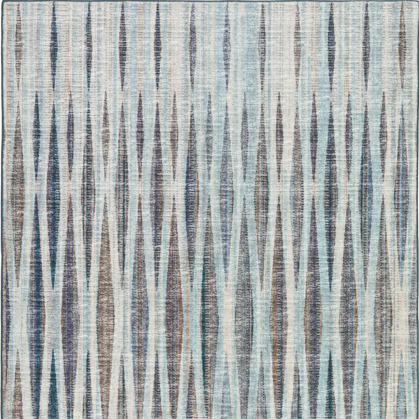 Blue Ombre Tufted Handmade Area Rug Photo 6