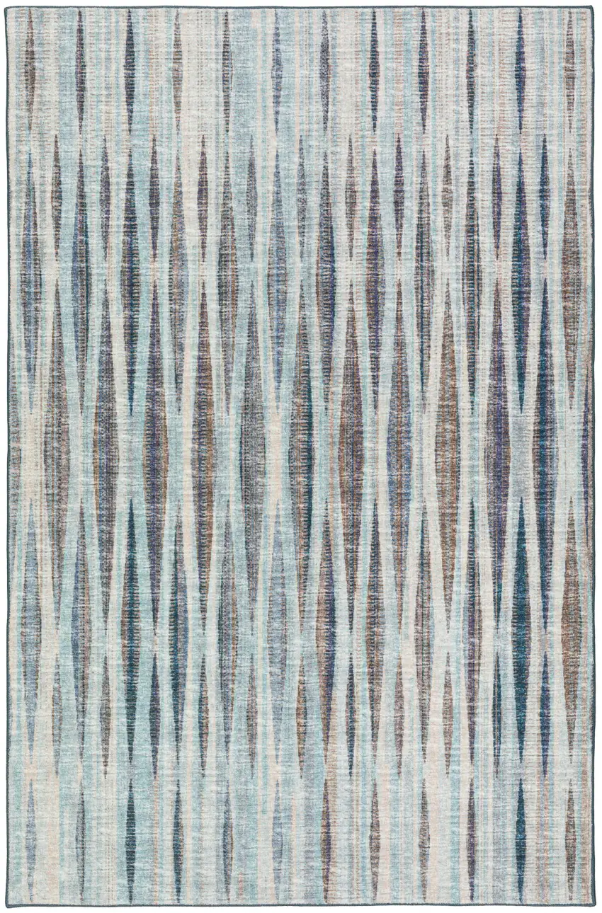 Blue Ombre Tufted Handmade Area Rug Photo 5