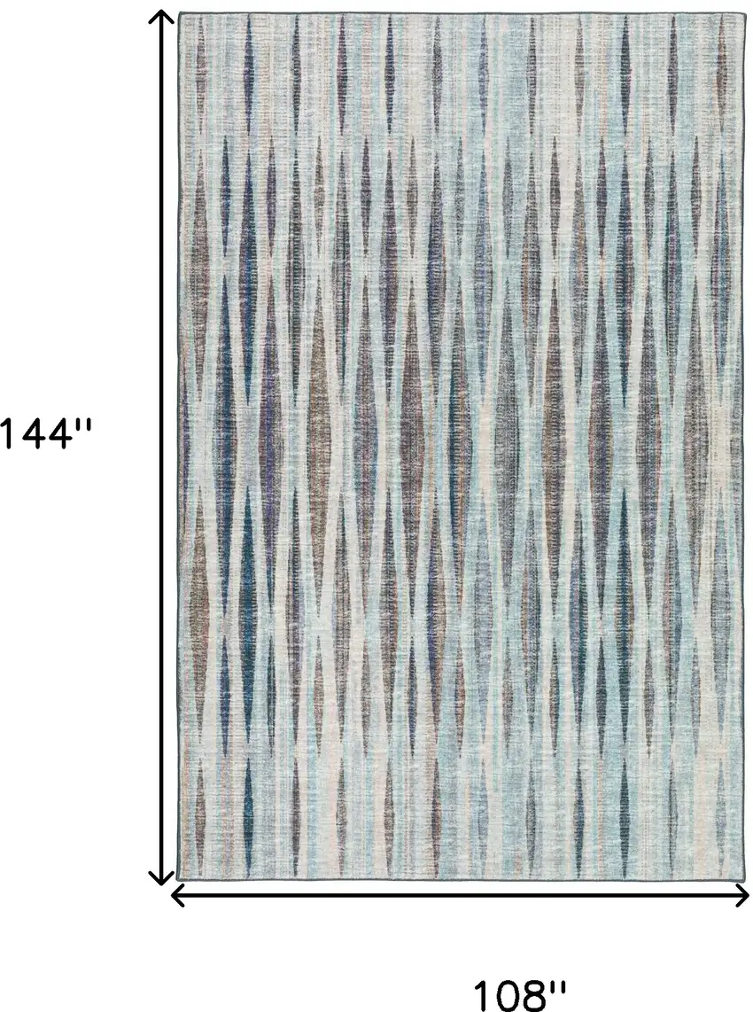 Blue Ombre Tufted Handmade Area Rug Photo 7