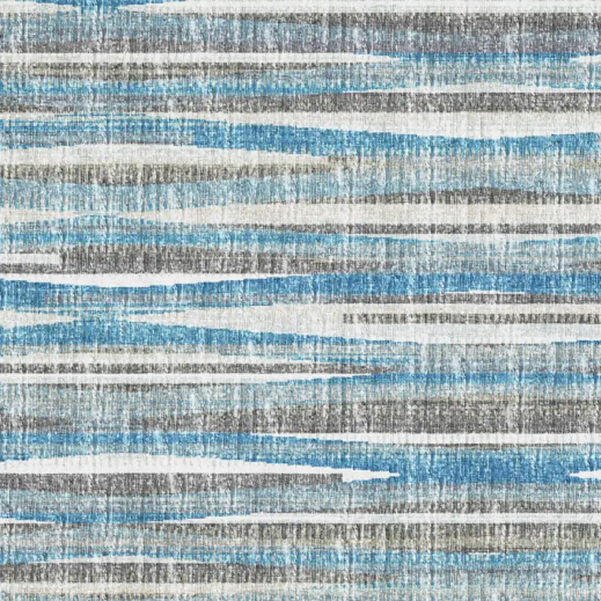 Blue Ombre Tufted Handmade Area Rug Photo 5