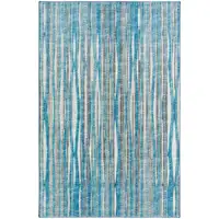 Photo of Blue Ombre Tufted Handmade Area Rug