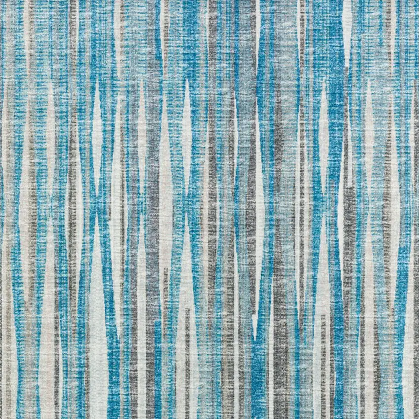 Blue Ombre Tufted Handmade Area Rug Photo 5