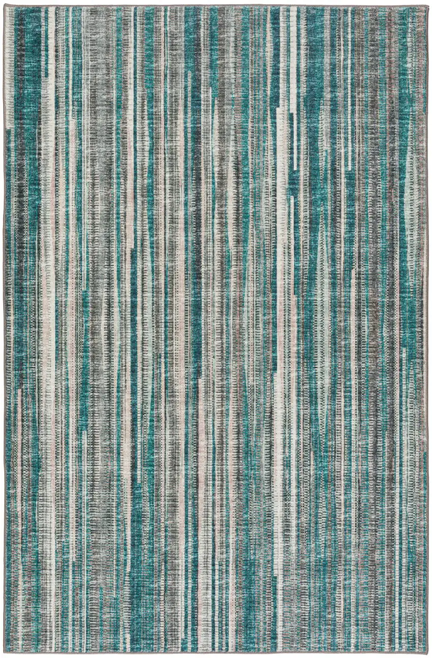 Blue Ombre Tufted Handmade Area Rug Photo 5
