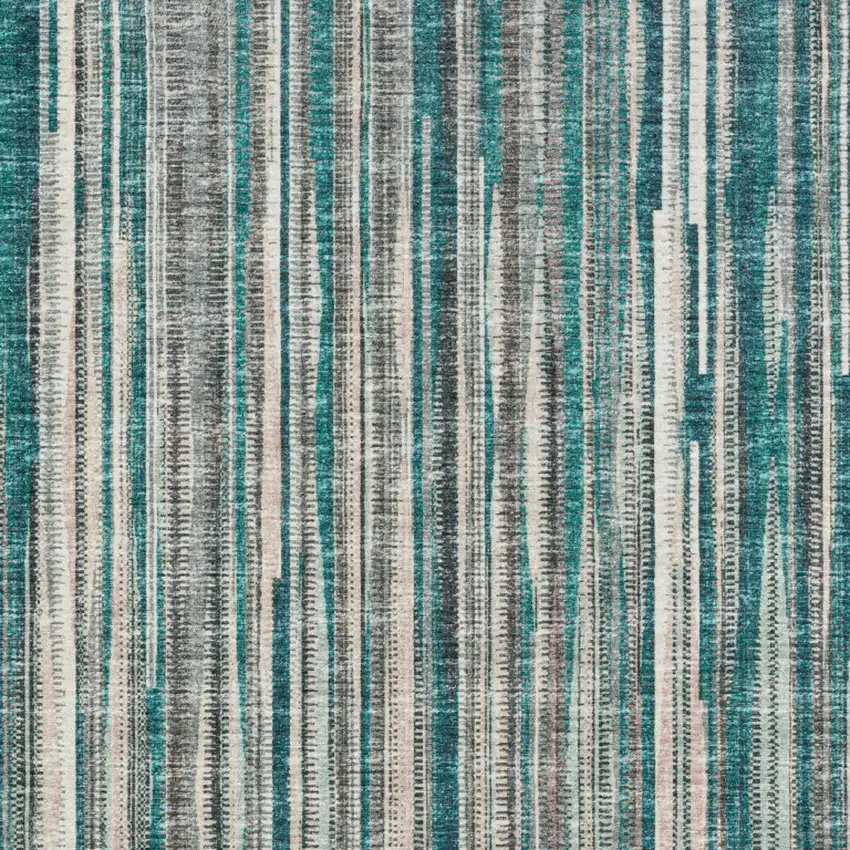 Blue Ombre Tufted Handmade Area Rug Photo 5