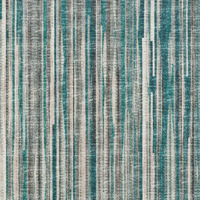 Blue Ombre Tufted Handmade Area Rug Photo 5