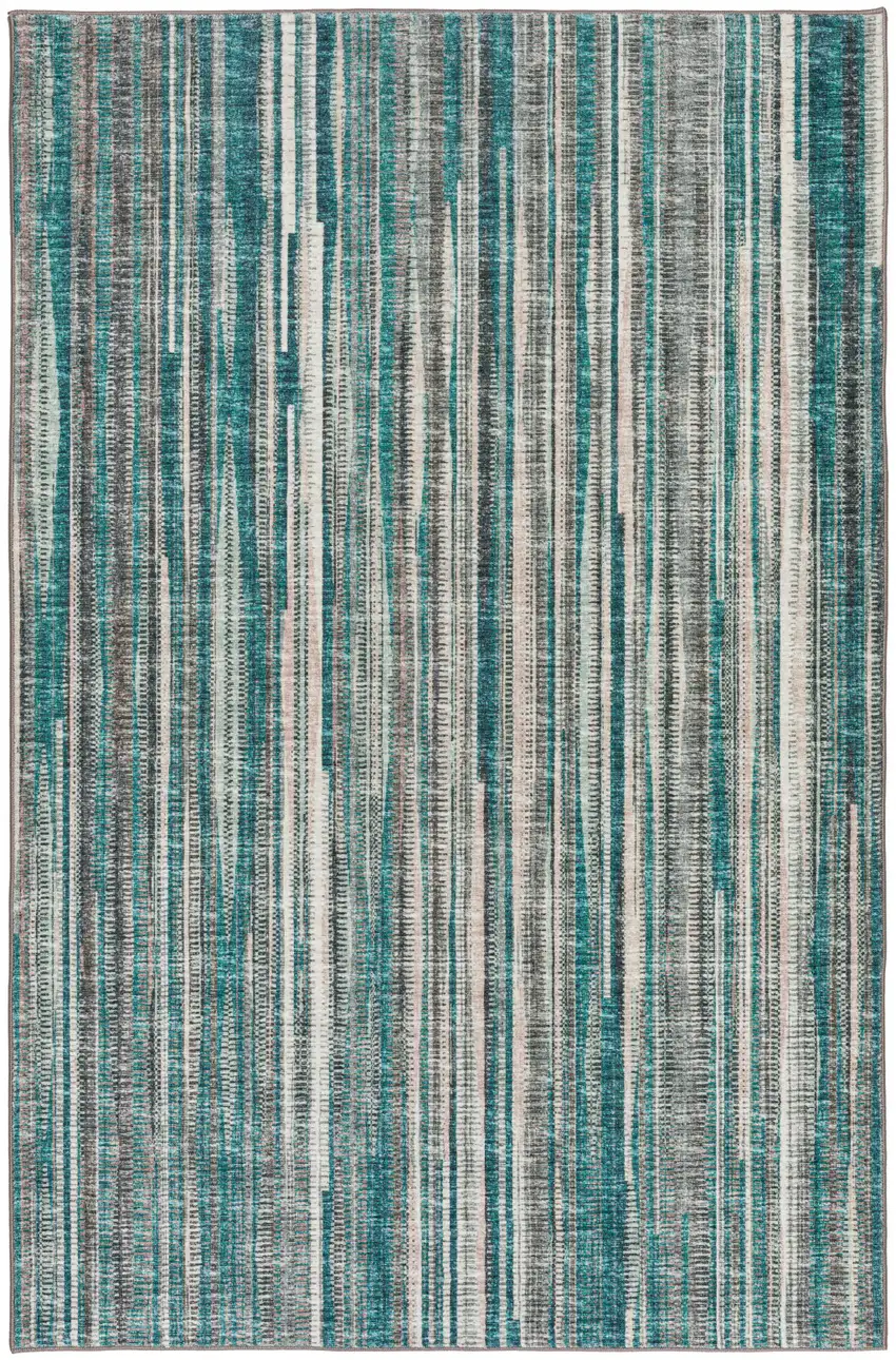 Blue Ombre Tufted Handmade Area Rug Photo 6